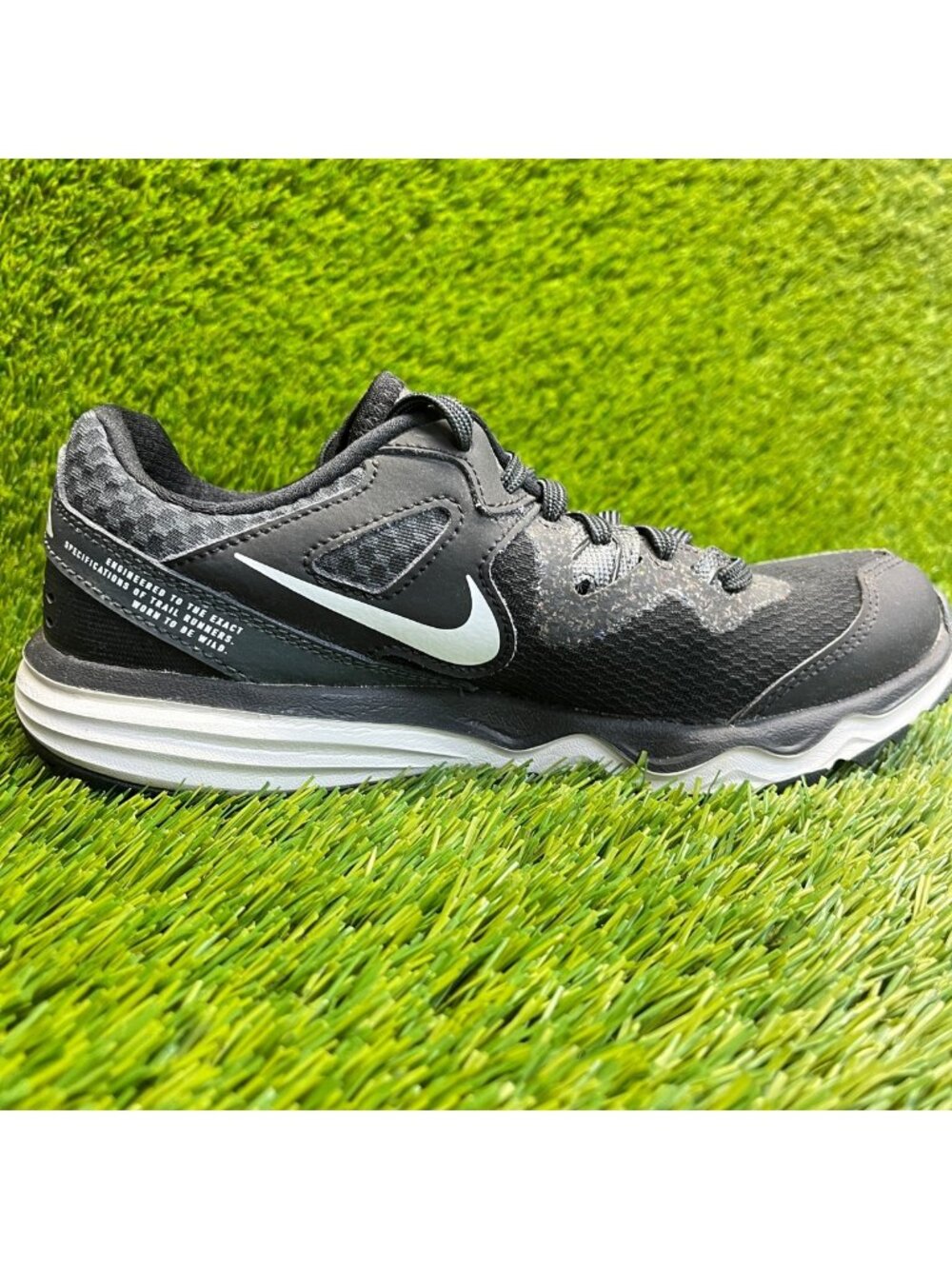 Nike Juniper Trail Womens Size 6 Black White Athletic Running Shoes Sneakers - Picture 4 of 10